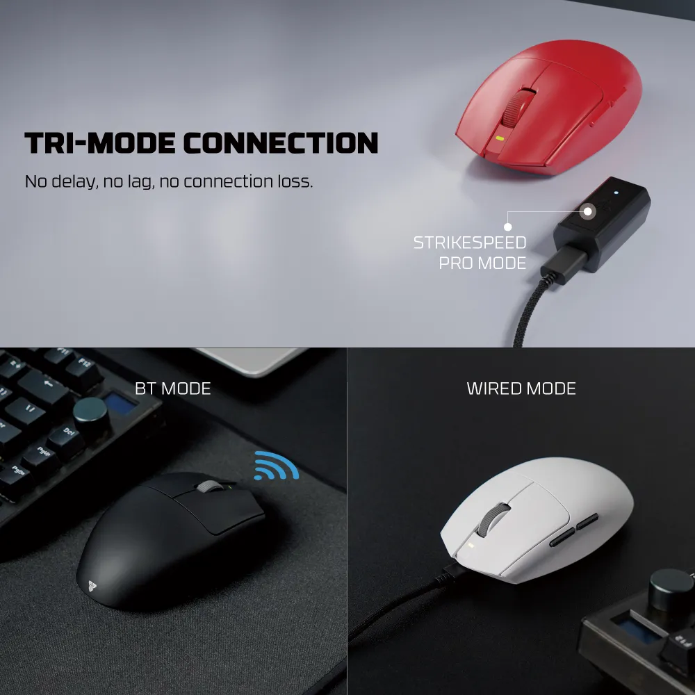 Mis Wireless Gaming Fantech XD7V2P Aria II PRO crni