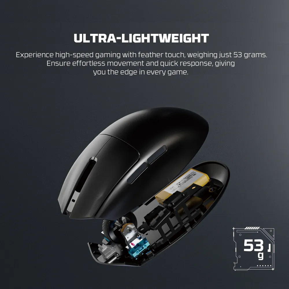 Mis Wireless Gaming Fantech XD7V2P Aria II PRO crni