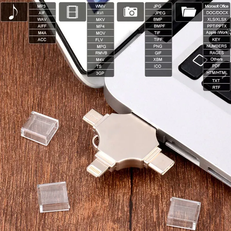 USB flash memorija JWD 4in1 pen drive 64GB