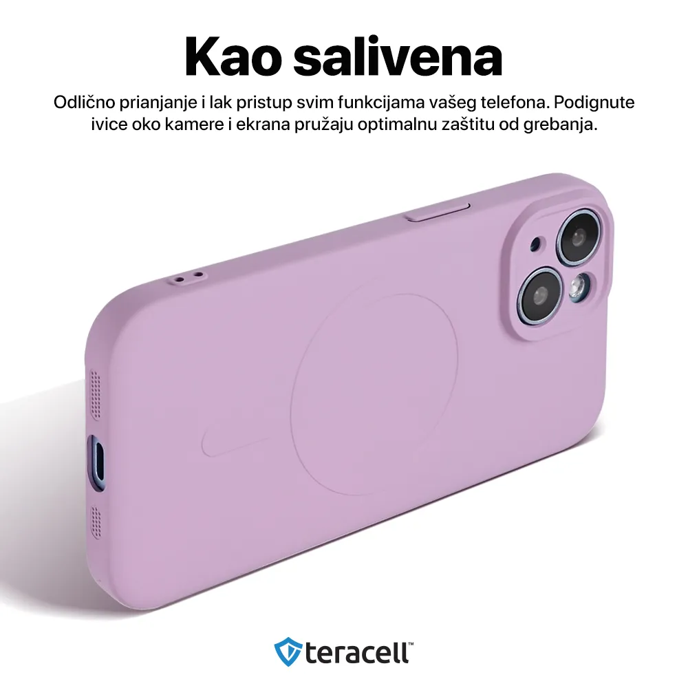 Maska Teracell Giulietta Magsafe za Samsung A366B Galaxy A36 5G bela