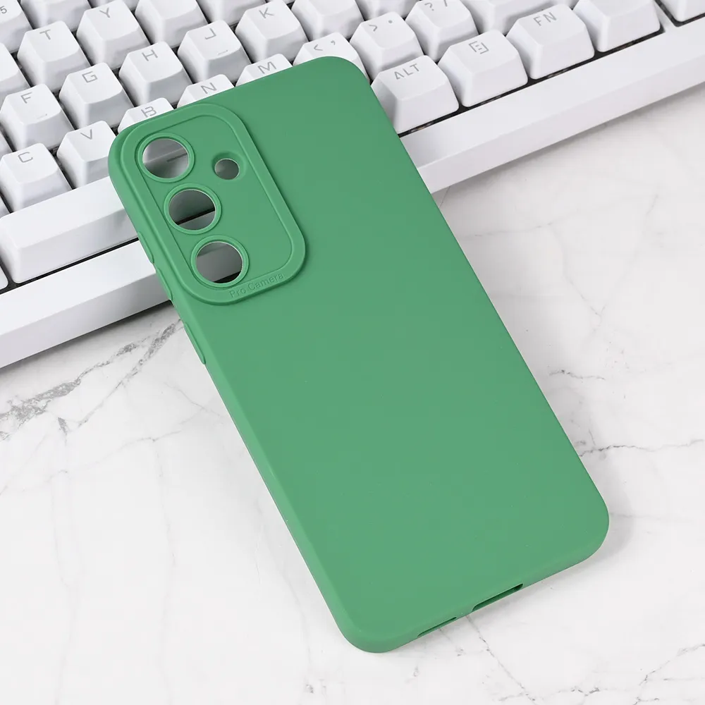 Maska Silikon Pro Camera za Samsung S936B Galaxy S25 Plus zelena