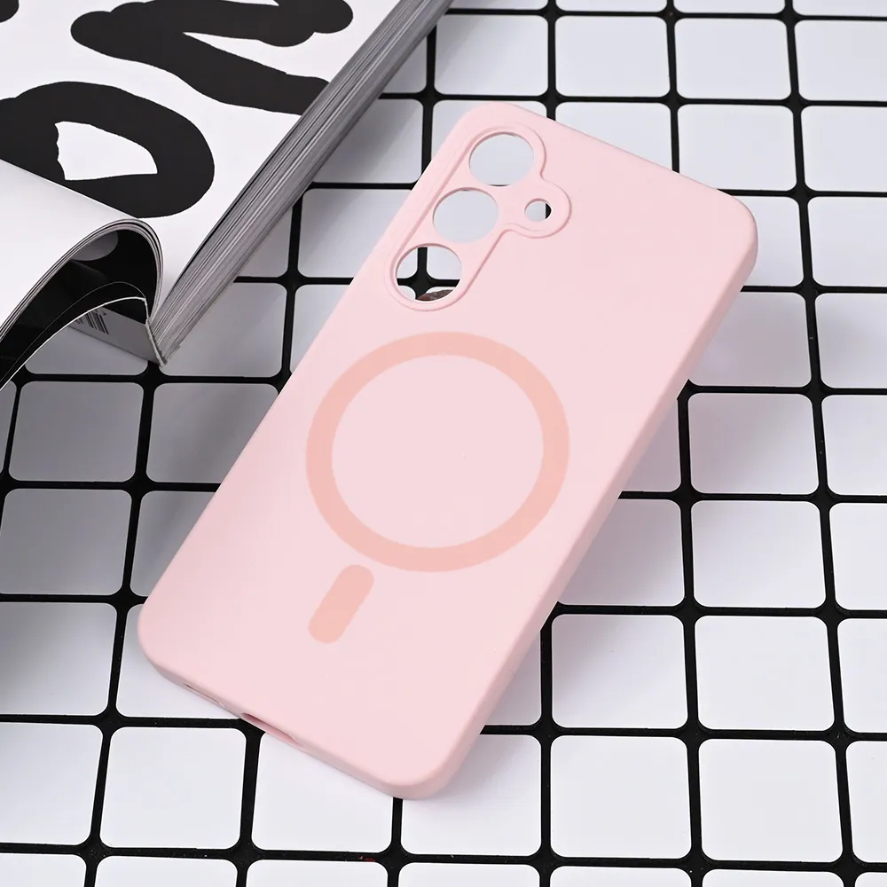 Maska Magsafe Pure color za Samsung S921B Galaxy S24 roze