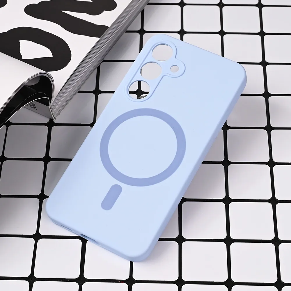 Maska Magsafe Pure color za Samsung S921B Galaxy S24 svetlo plava