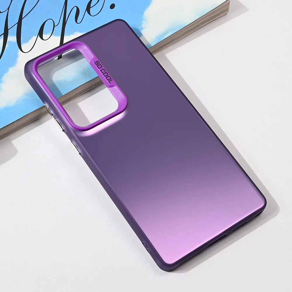 Maska Clear za Samsung S938B Galaxy S25 Ultra ljubicasta