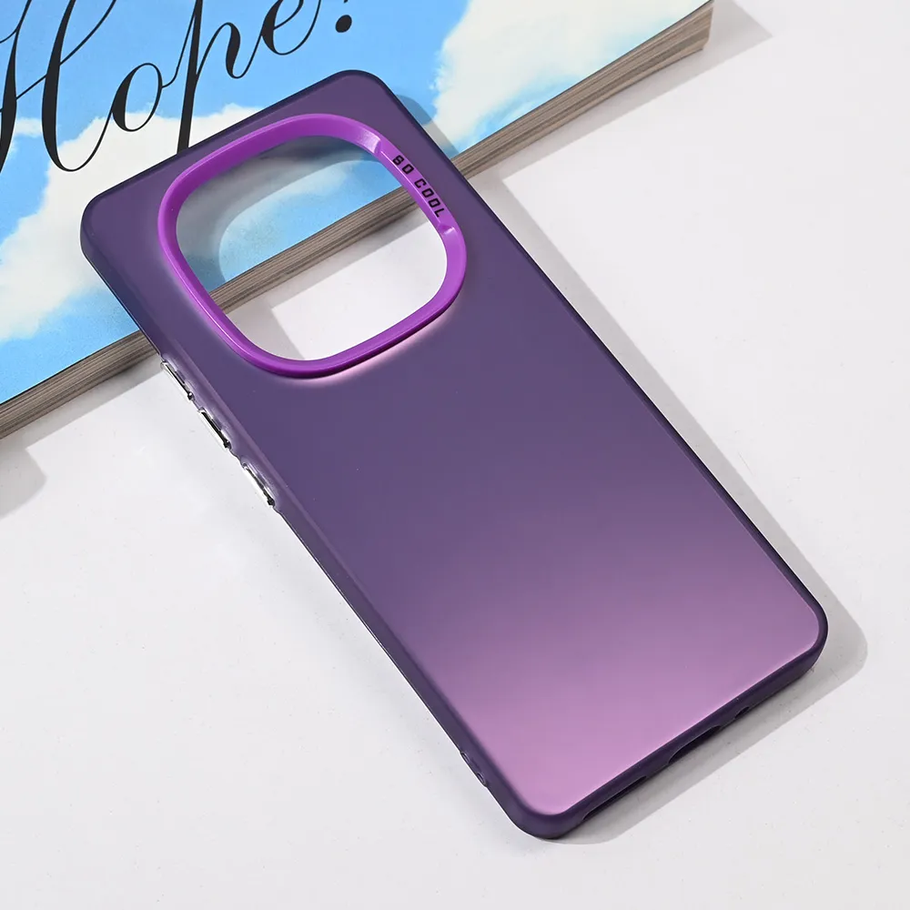 Maska Clear za Xiaomi Redmi Note 14 Pro 5G ljubicasta