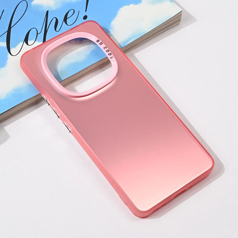 Maska Clear za Xiaomi Redmi Note 14 Pro Plus roze