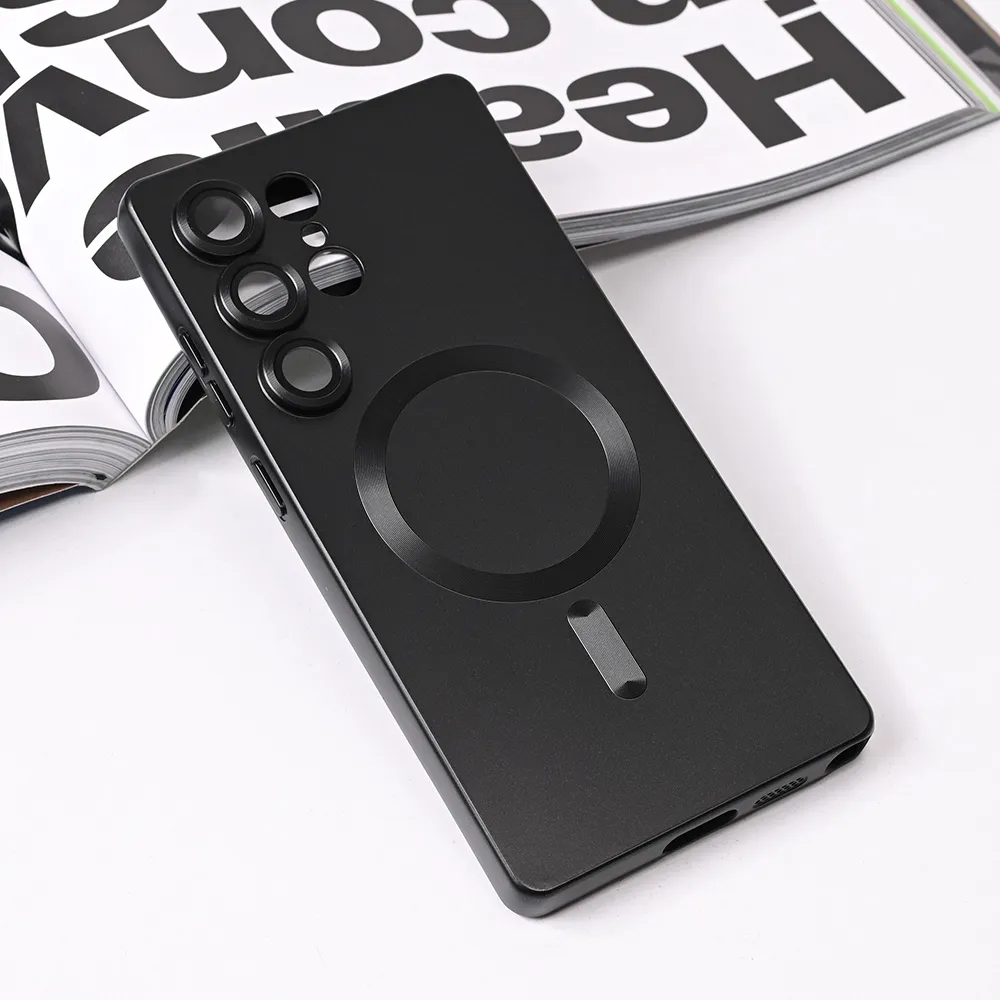 Maska Magsafe Chrome za Samsung S938B Galaxy S25 Ultra crna