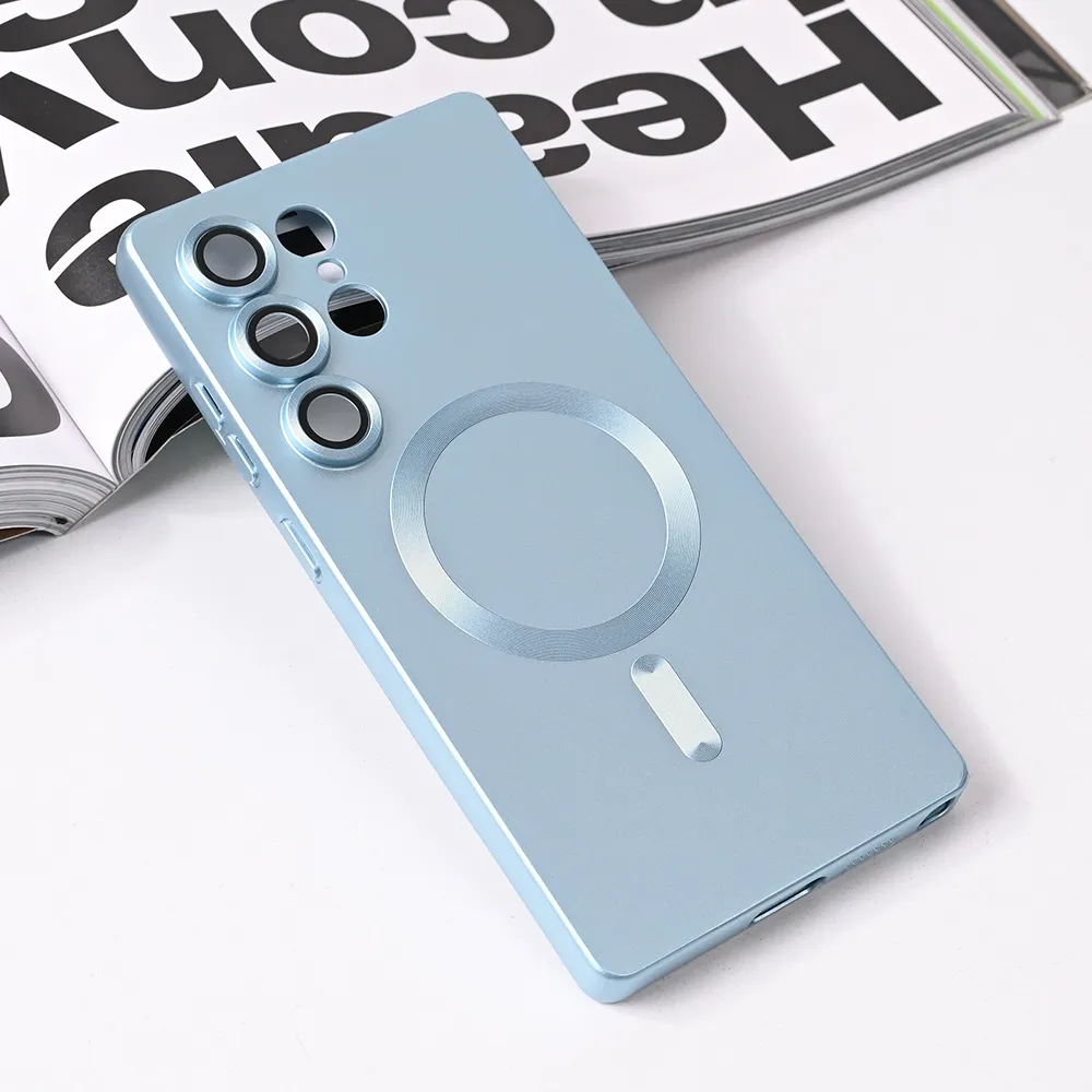 Maska Magsafe Chrome za Samsung S938B Galaxy S25 Ultra plava