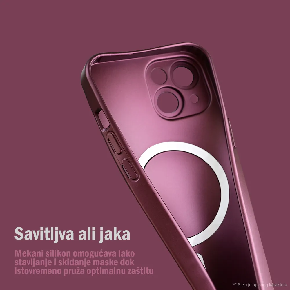 Maska Magsafe Chrome za Samsung S938B Galaxy S25 Ultra siva