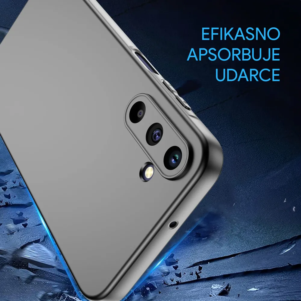 Maska Shell Velvet za Samsung A266B Galaxy A26 5G crna