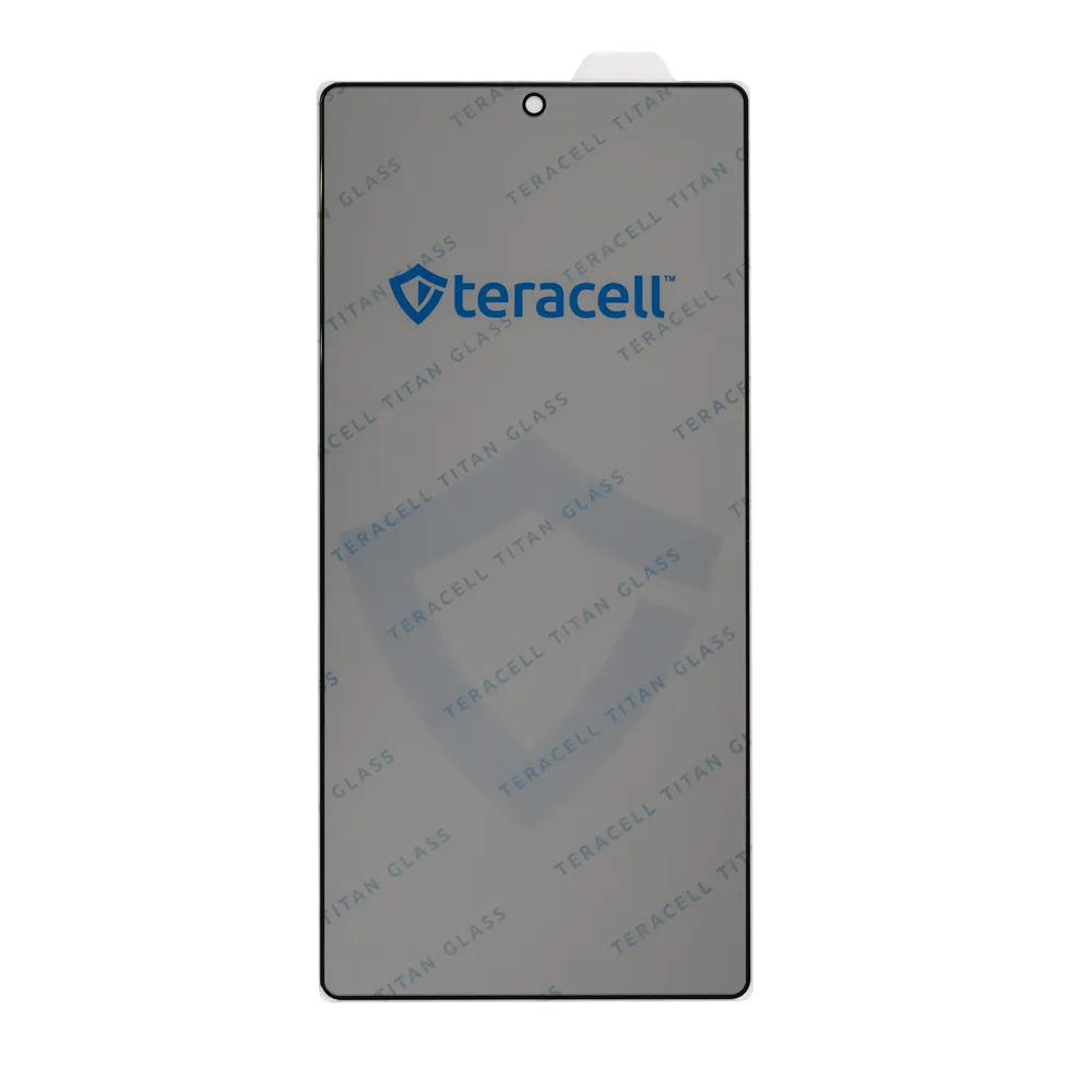 Zastitno staklo Zastitno staklo Privacy Teracell Titan 2.5D za Samsung S938B Galaxy S25 Ultra crni (fingerprint unlock)