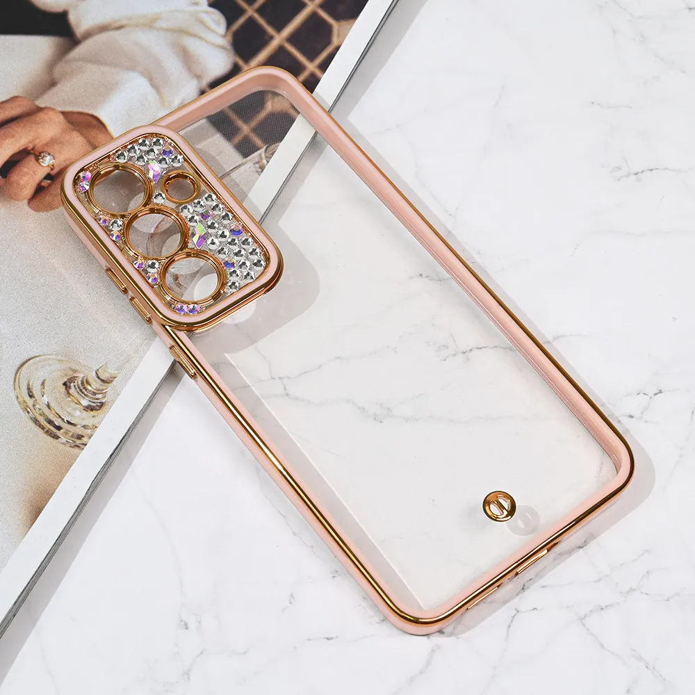 Maska Cirkon Camera za Samsung S936B Galaxy S25 Plus roze