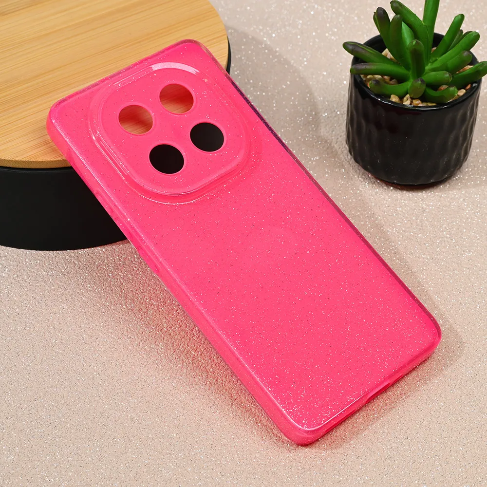 Maska Sparkle Dust za Xiaomi Redmi Note 14 Pro 4G/5G/Pro Plus pink