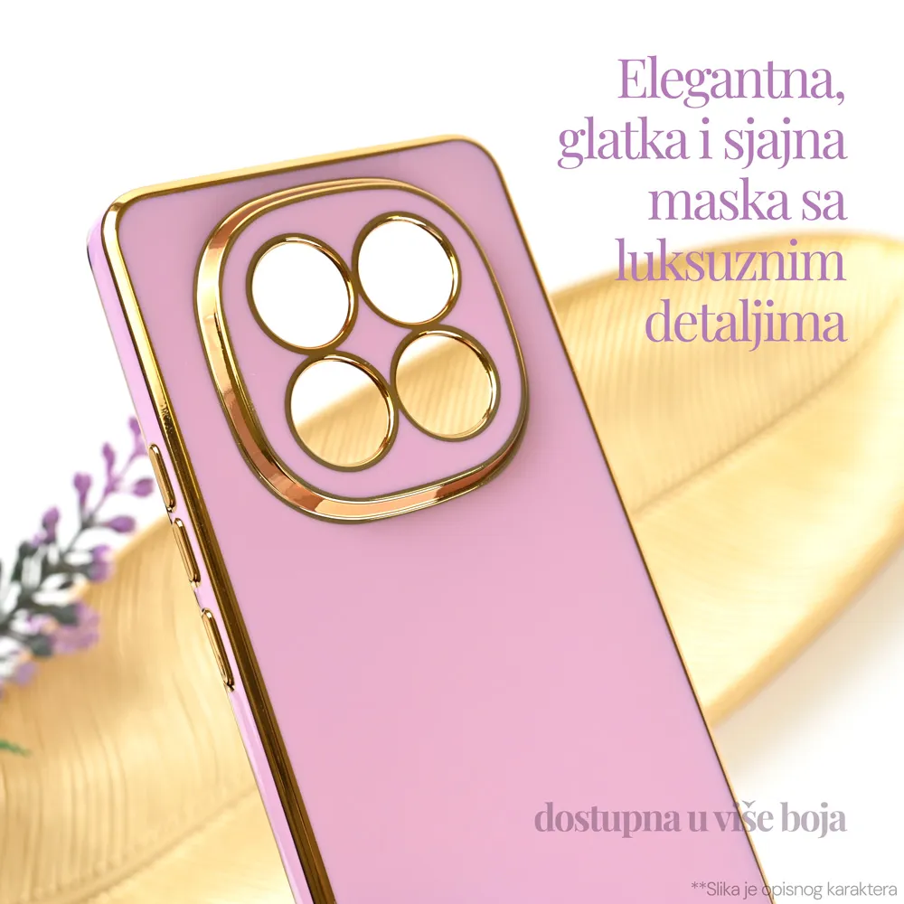 Maska Color TPU za Xiaomi Redmi Note 14 Pro Plus ljubicasta