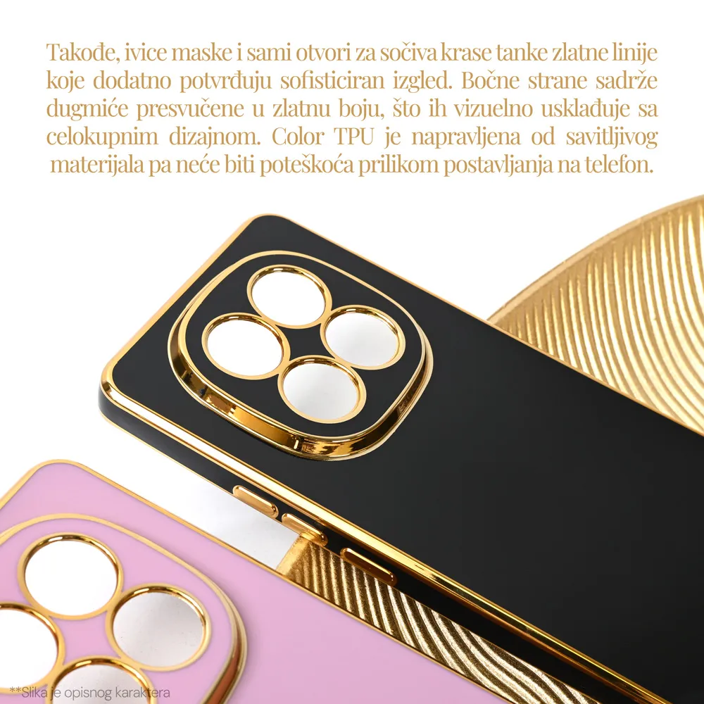 Maska Color TPU za Xiaomi Redmi Note 14 Pro Plus ljubicasta