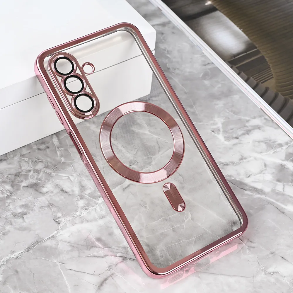 Maska Magsafe Lux za Samsung A266B Galaxy A26 5G roze