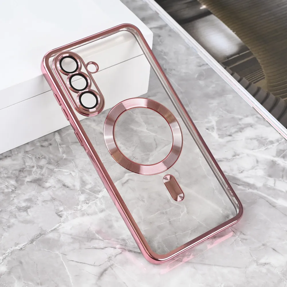 Maska Magsafe Lux za Samsung A366B Galaxy A36 5G roze