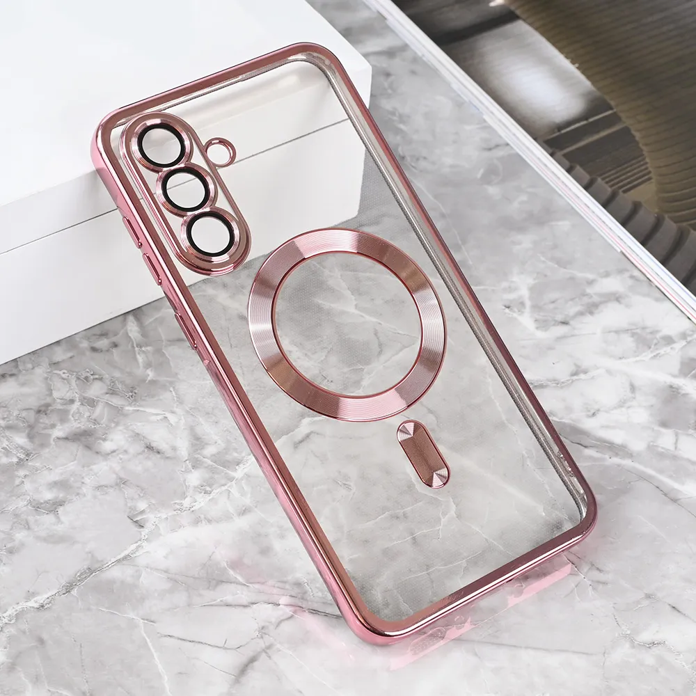 Maska Magsafe Lux za Samsung A566B Galaxy A56 5G roze