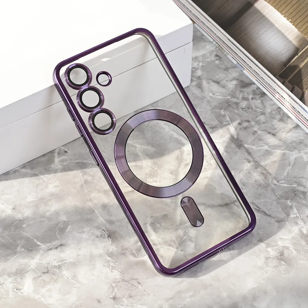 Maska Magsafe Lux za Samsung S931B Galaxy S25 ljubicasta
