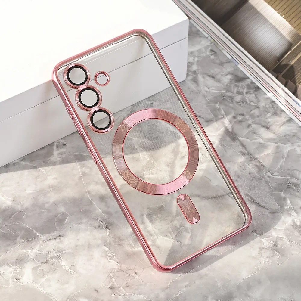 Maska Magsafe Lux za Samsung S931B Galaxy S25 roze