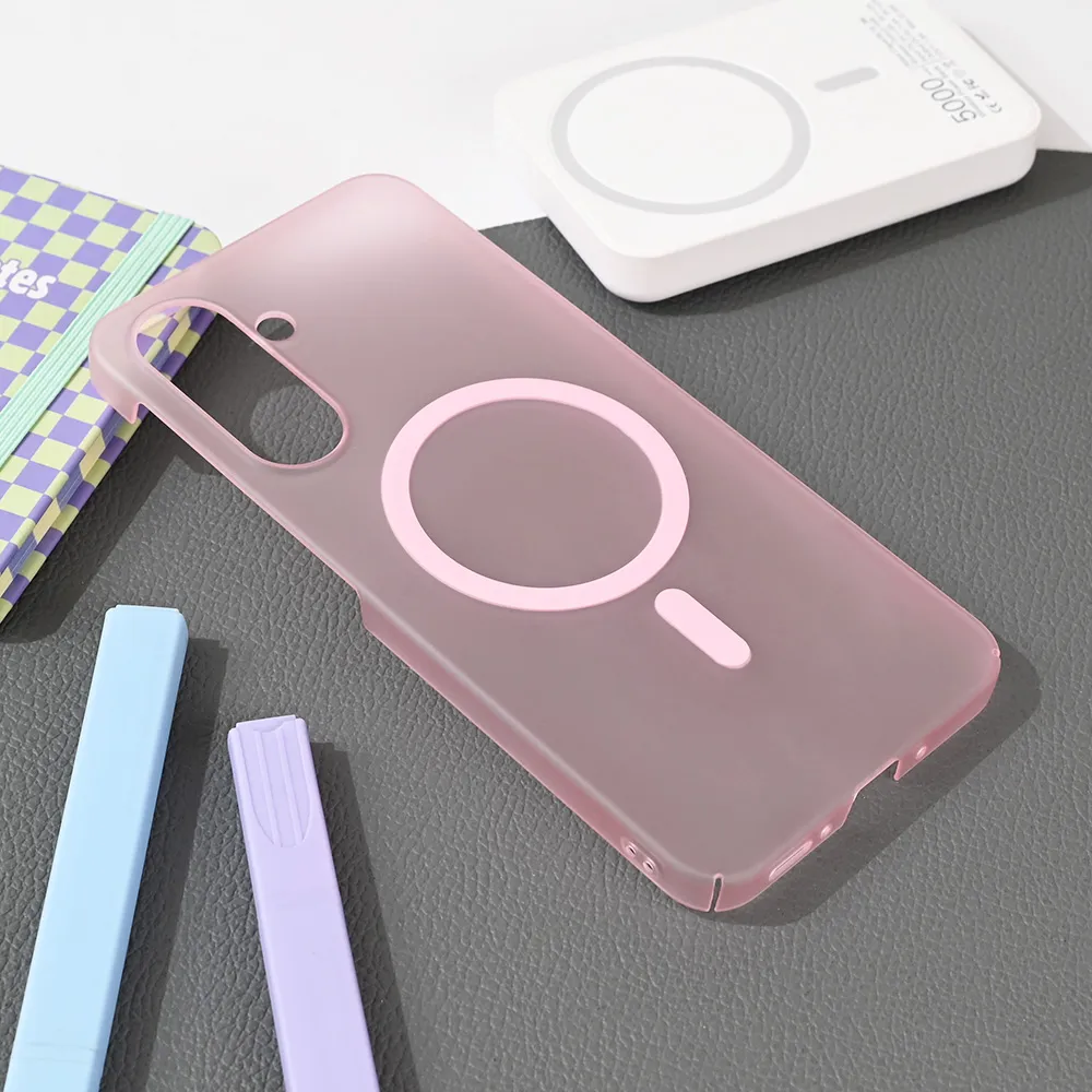 Maska Magsafe Matte PC za Samsung A266B Galaxy A26 5G roze