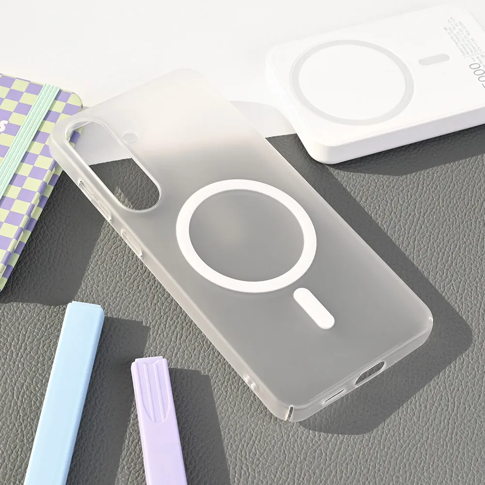 Maska Magsafe Matte PC za Samsung S936B Galaxy S25 Plus bela