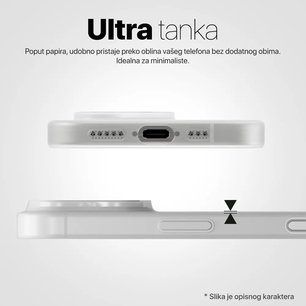 Maska Magsafe Matte PC za Samsung S936B Galaxy S25 Plus braon