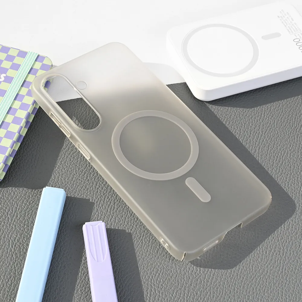 Maska Magsafe Matte PC za Samsung S936B Galaxy S25 Plus siva