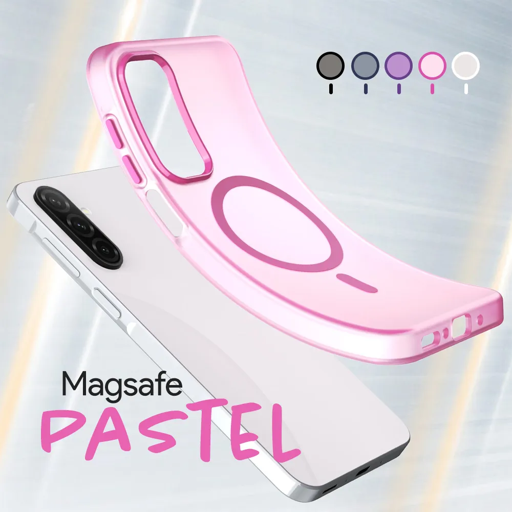 Maska Magsafe Pastel za Samsung A266B Galaxyg A26 5G roze