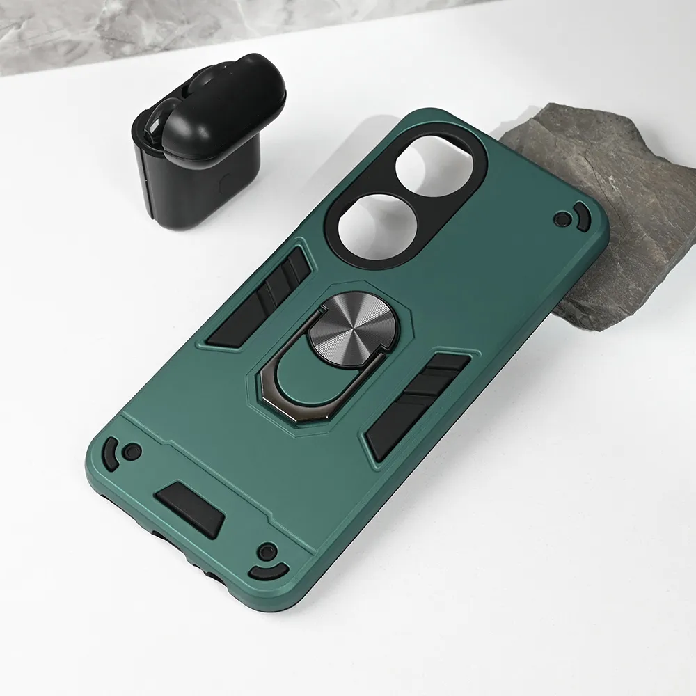 Maska Hard Ring za Honor x7b tamno zelena