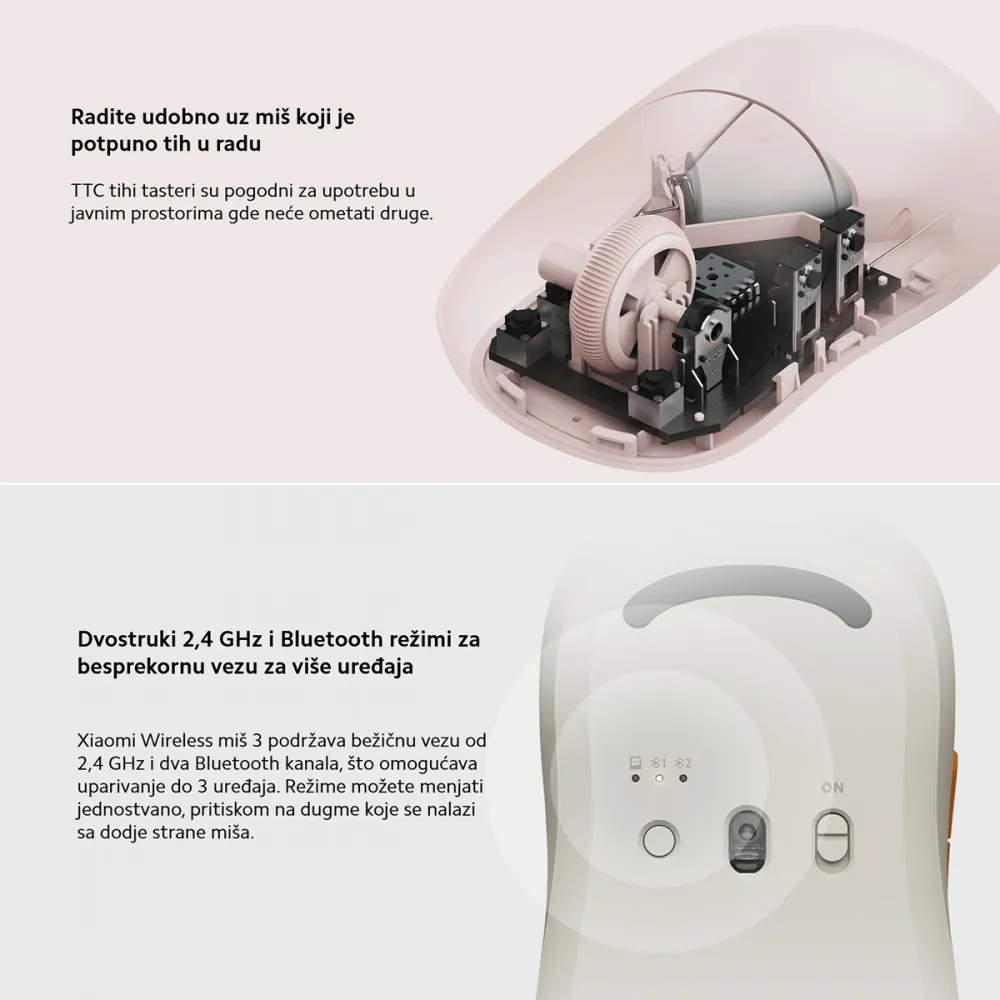 Xiaomi Mi wireless mis 3 crni