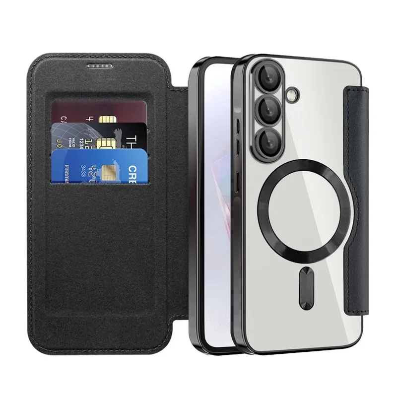 Maska Magsafe Lux Bi Fold za Samsung A366B Galaxy A36 crna