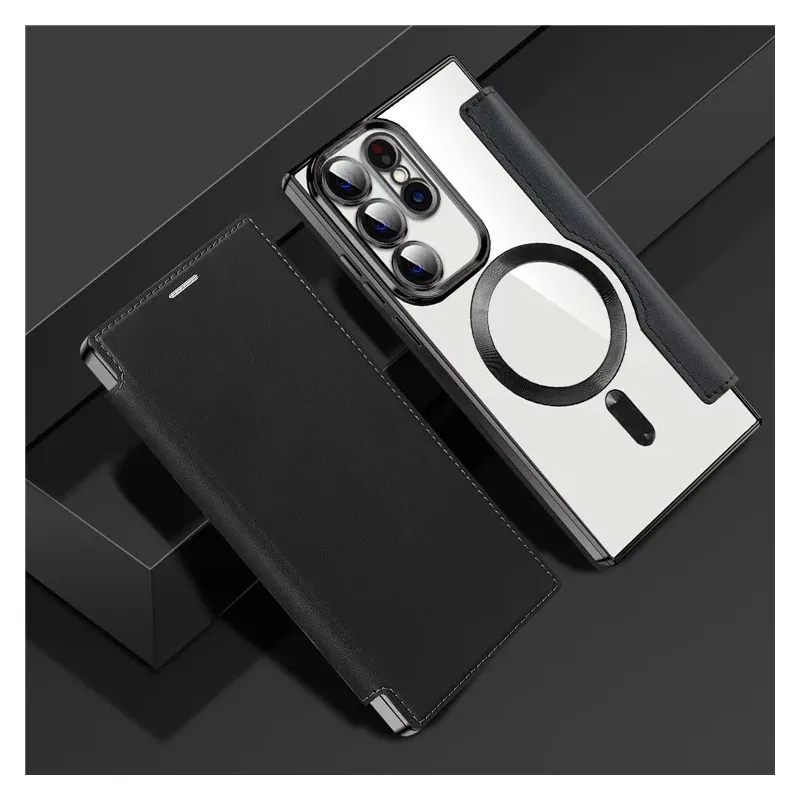 Maska Magsafe Lux Bi Fold za Samsung S918B Galaxy S23 Ultra crna