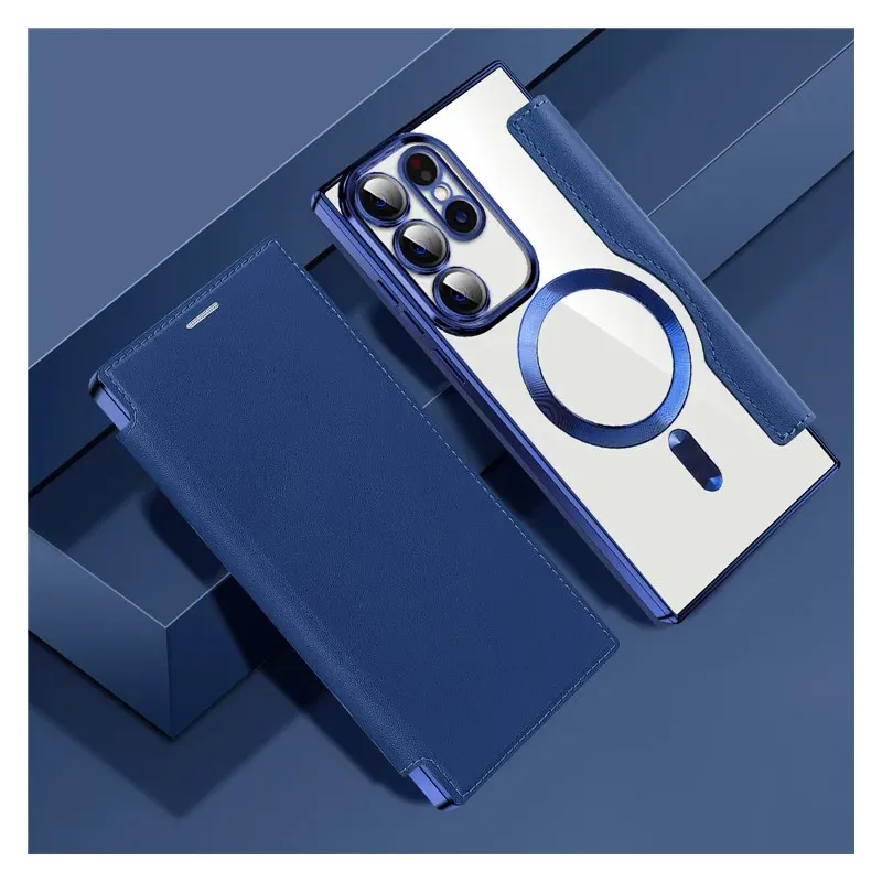Maska Magsafe Lux Bi Fold za Samsung S918B Galaxy S23 Ultra plava