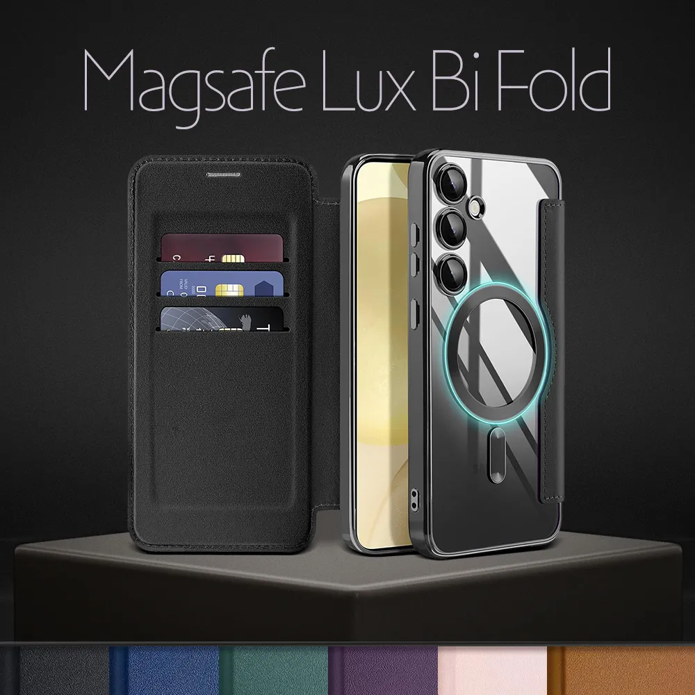Maska Magsafe Lux Bi Fold za Samsung S938B Galaxy S25 Ultra zelena