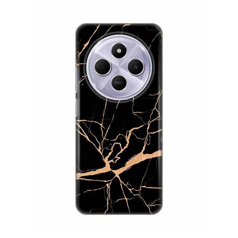 Maska Silikonska Print za Xiaomi Redmi 14C/Redmi A4 All Black