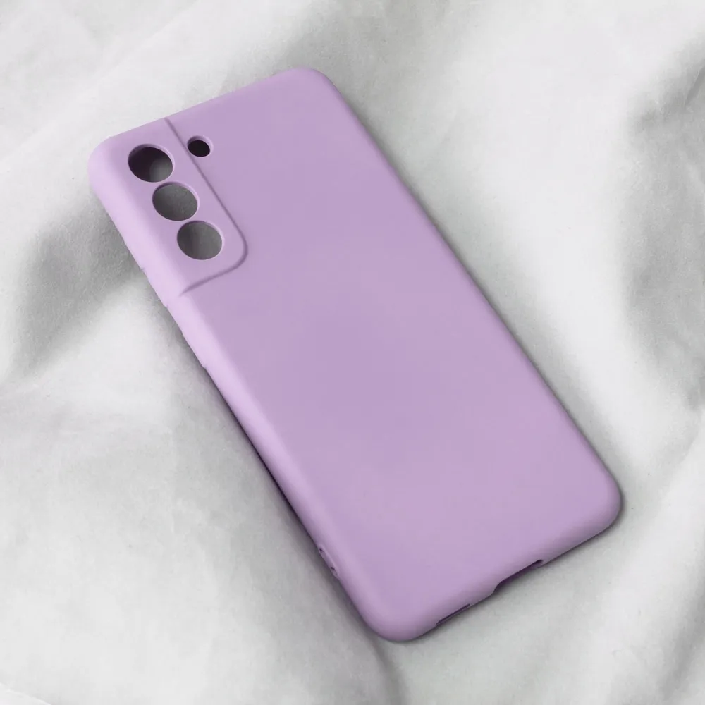 Maska Teracell Soft Velvet za Samsung G990 Galaxy S21 FE ljubicasta