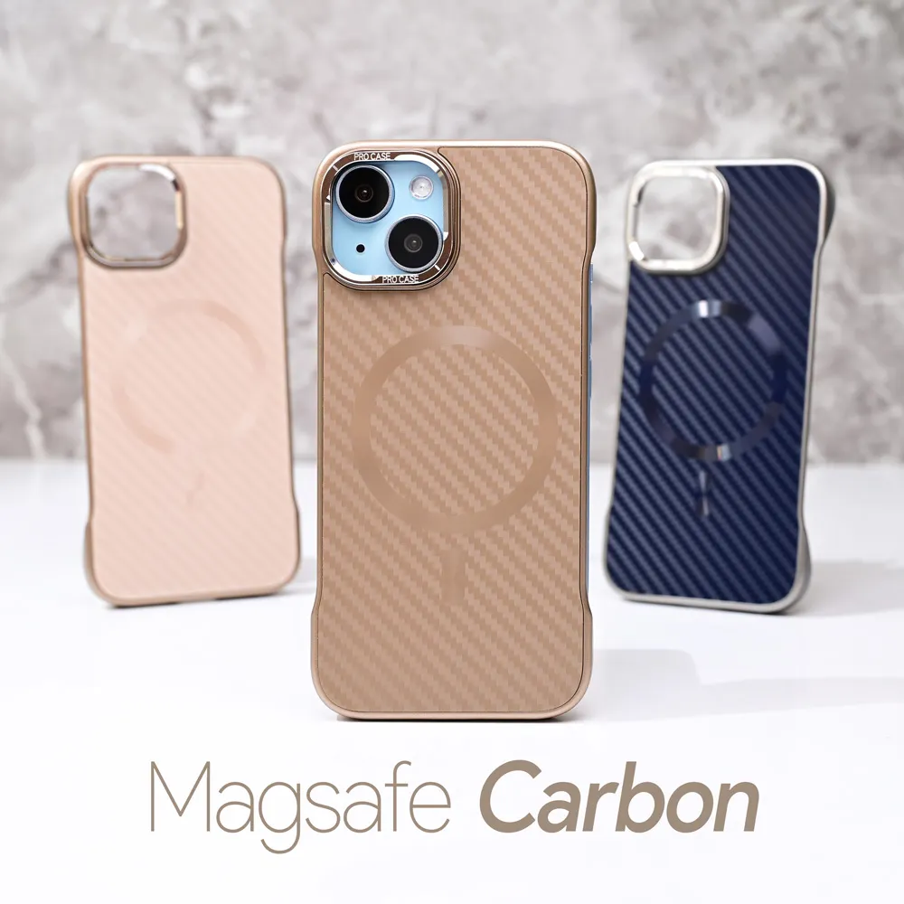 Maska Magsafe Carbon za iPhone 16 Plus 6.7 braon
