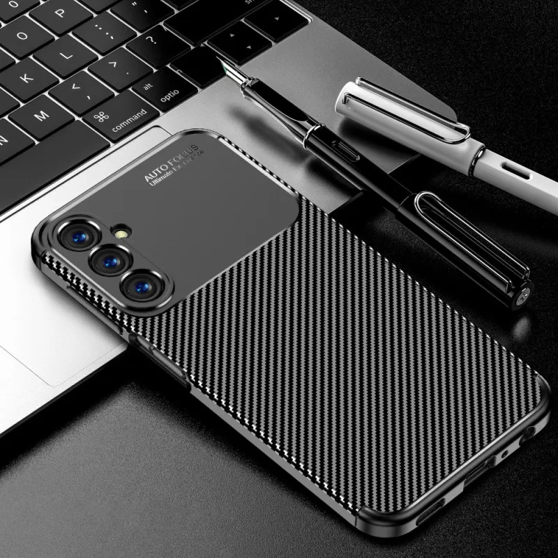Maska Defender Carbon za Samsung A266B Galaxy A26 5G crna