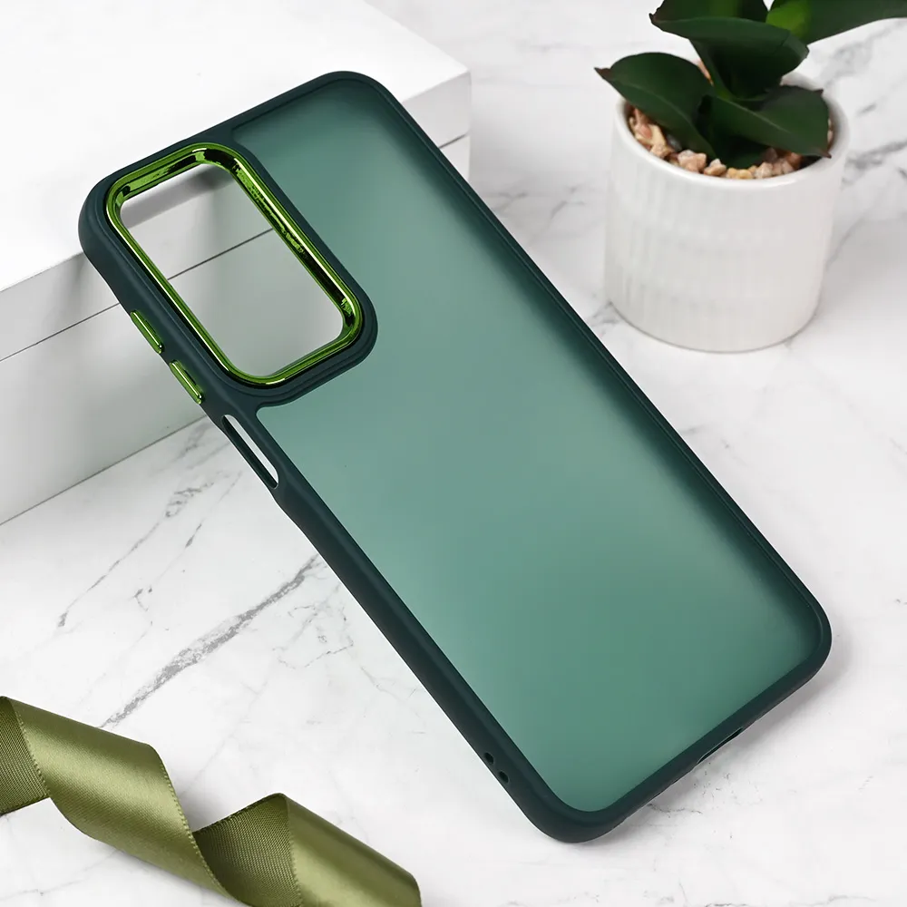 Maska Shining Camera za Samsung A266B Galaxy A26 5G tamno zelena
