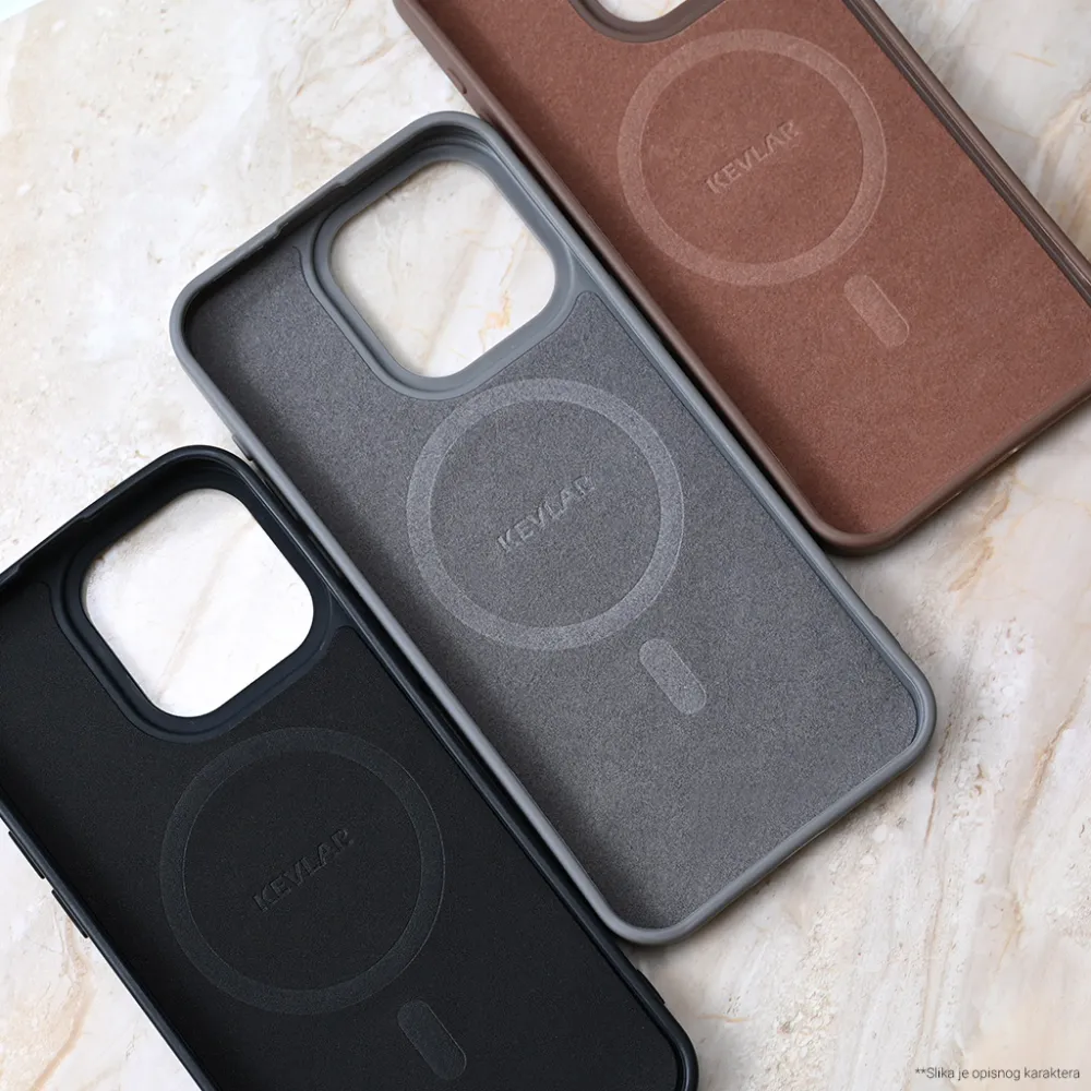 Maska Magsafe Kevlar za iPhone 11 6.1 siva