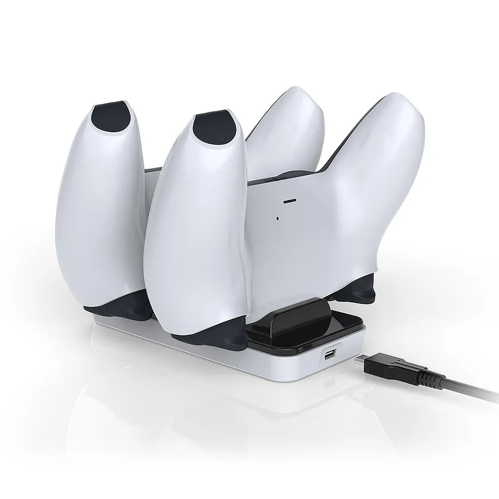 Dobe TP5-0505 stalak-punjac za dva gamepada PS5 bel1