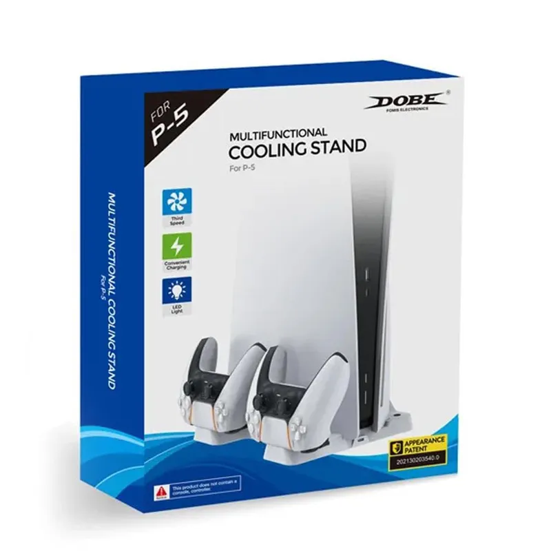Dobe TP5-1507 multifunkcionalni punjac i cooler za PS5 konzolu