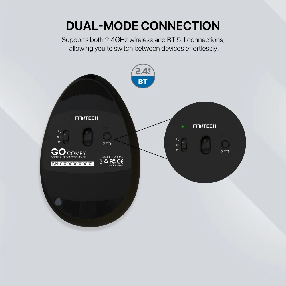 Mis Wireless Fantech W195R GO comfy beli