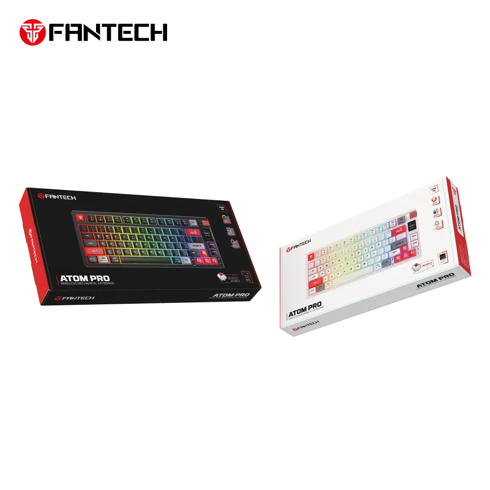 Tastatura Mehanicka Gaming Fantech MK917 RGB Atom PRO79 Wireless bela (Blue switch)