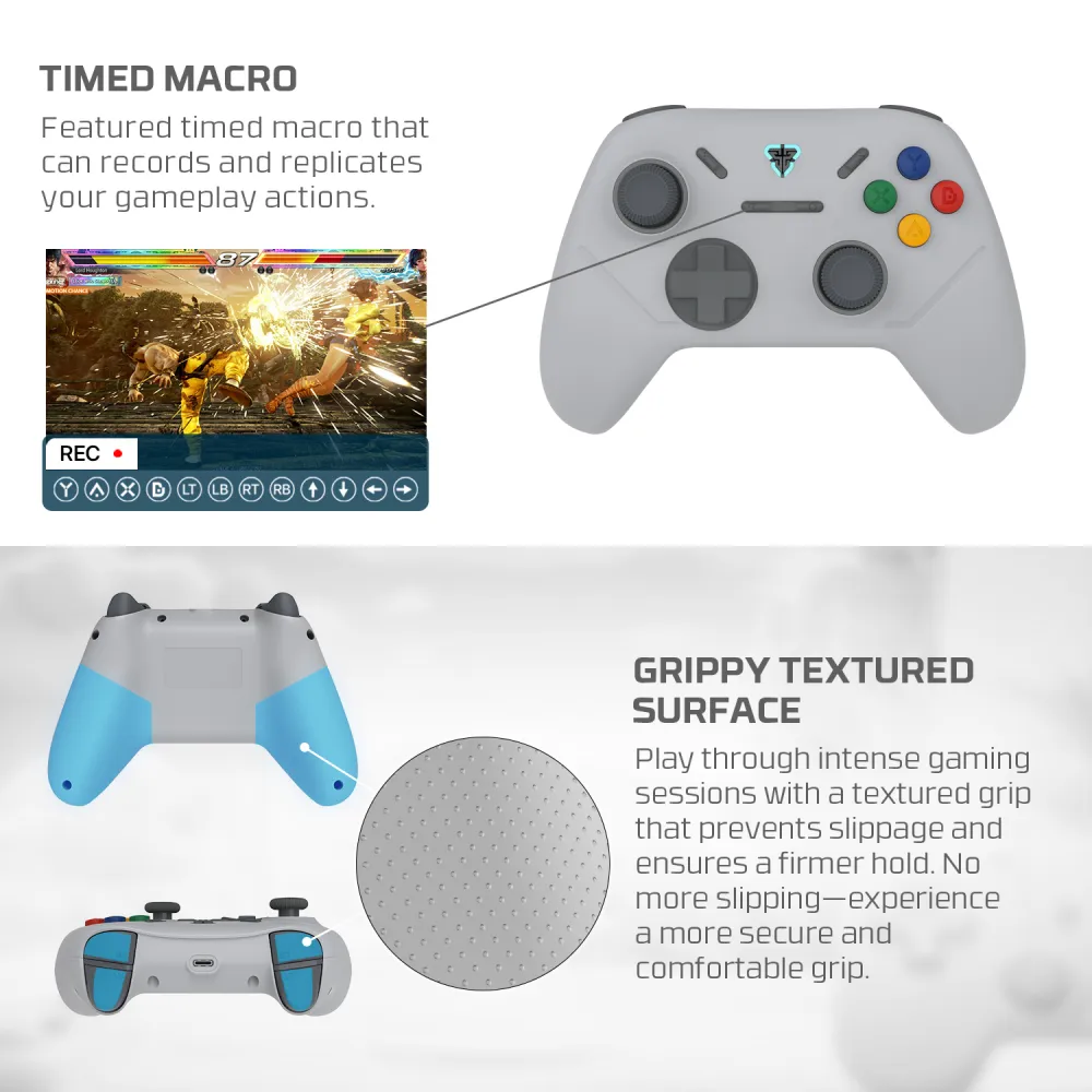 Joypad wireless Fantech WGP13S shooter III Super Maxfit sivi