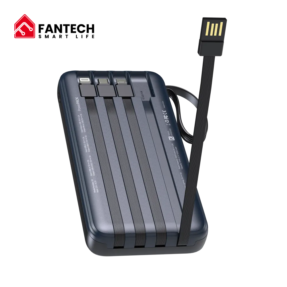 Power bank Prenosiva baterija Fantech S3 10000mAh, 10W crni