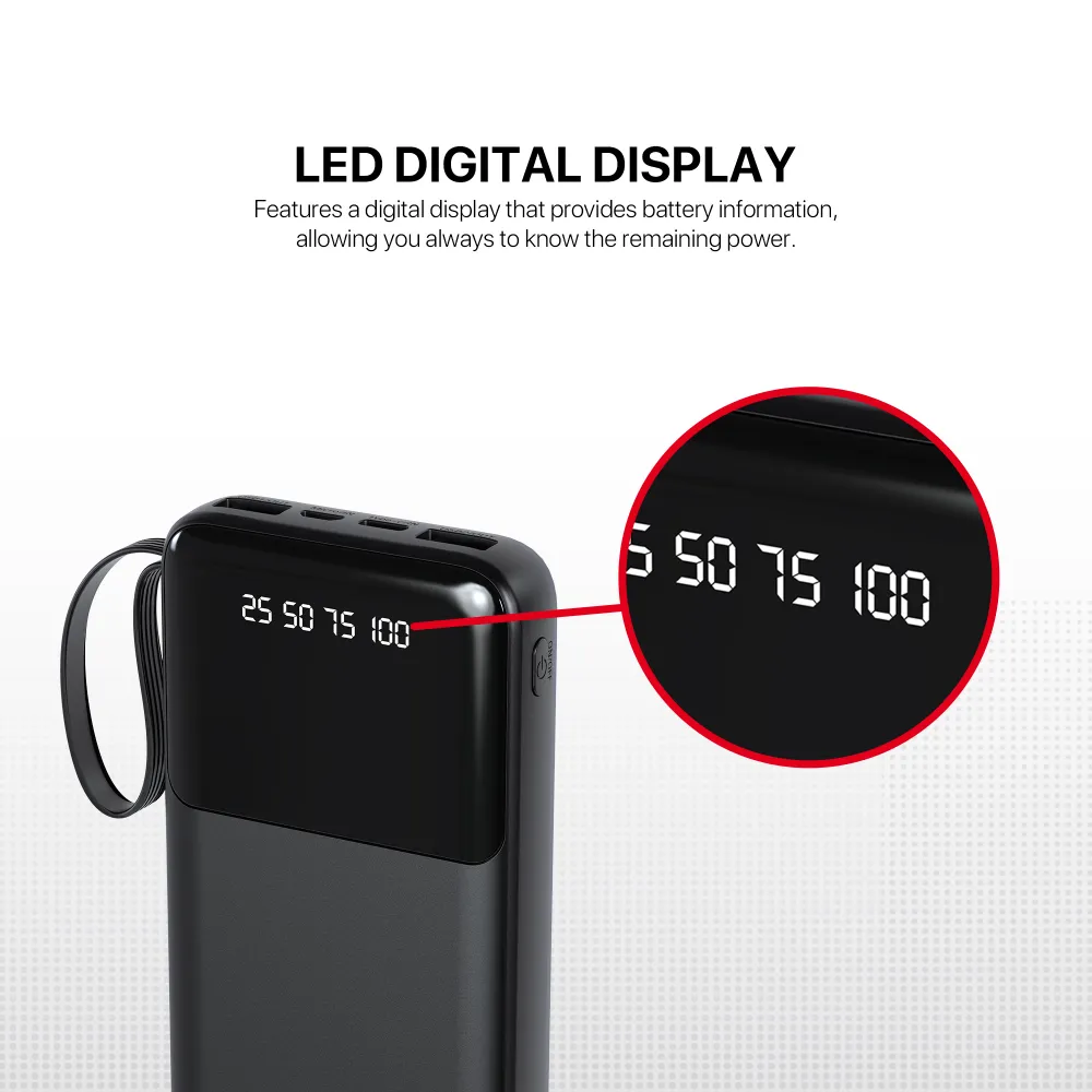 Power bank Prenosiva baterija Fantech S3 10000mAh, 10W crni