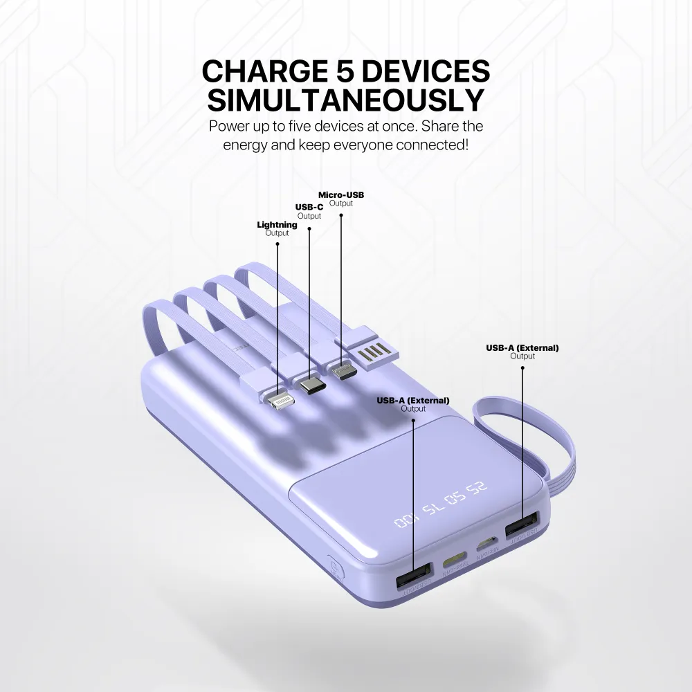 Power bank Prenosiva baterija Fantech S3 10000mAh, 10W crni