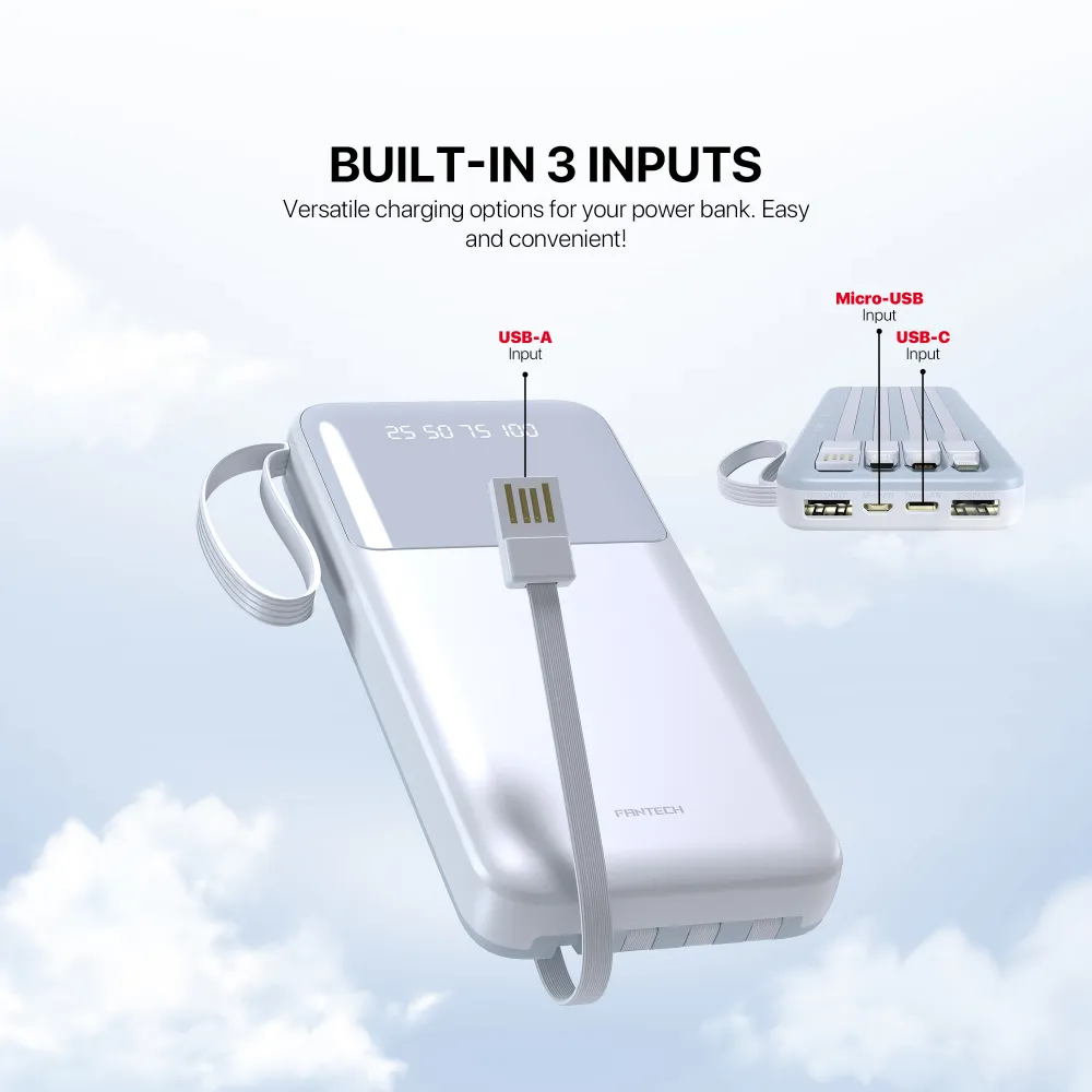 Power bank Prenosiva baterija Fantech S3 10000mAh, 10W crni